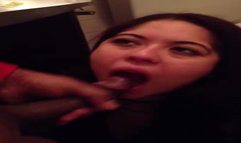 She swallows cuz she really loves it