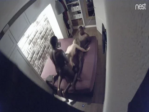 640px x 360px - Nest Home Camera Catches Wife With 2 Black Guys Porn Video