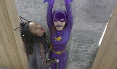 Kitty Claws & Batty Paws: Catgirl dominates Batgirl into sexual submission (hd)
