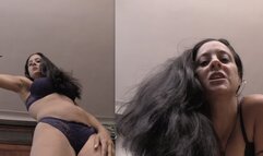 GIGANTIC JAMIE - Giantess, Muscle poses, POV - MP4