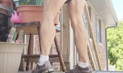 Tempest gets a workout moving plants around