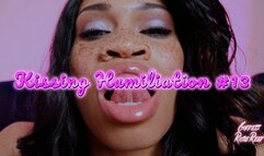 Kissing Humiliation #13- Dominatrix Goddess Rosie Reed Makes You A Weak Loser For Her Kissing Sounds- Ebony Lips Domination- standard definition