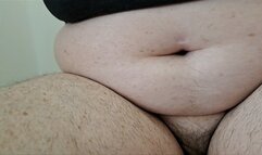 PEE BREAK FROM DECLUTTERING HIS CAVEMAN THINGS