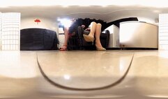 LILI and CC High Heels Shame Dwarf Slaves 360VR MP4