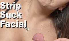 Claudia Valentine & Johnny Nitro Strip Blowjob Facial GMSC0566
