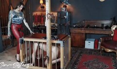 Pegging training for my chastity slave (Melisande Sin) [720p]