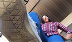 Face spitting and stomped beneath MY sneaker (lights out!) POV!!