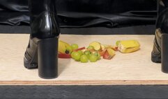 Blindfolded Fruit Destruction - Close Up