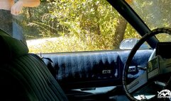 PTP 1336 – April Lee Cranking the Monte Carlo in Sheer Hose & Stilettos