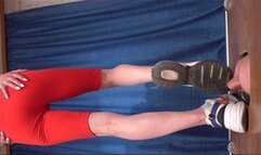 College girl in dirty Nike M2K Tekno sneakers tramples my face (part 2 of 5), flo538x 1080p