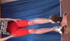 College girl in dirty Nike M2K Tekno sneakers tramples my face (part 1 of 5), flo537x 1080p