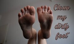 Clean my dirty feet