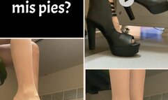 SHOEPLAY AT WORK WITH STOCKINGS