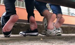 Double shoeplay at university pt 1 (Production by Lily)