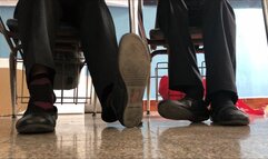 Rachel and Lilian double shoeplay at school (Production by Lily)