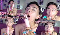 POV Sucking the dick to my step-daddy