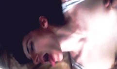 Cum slut GF gets her treat