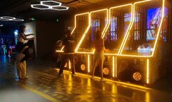 LUNA183_PONYPLAY and LAPSITTING on Meat cushiongirl to play game console Piggyback Shooting with girls