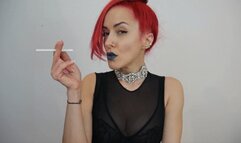 Blue lips, blue balls