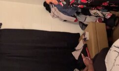 Girl gets a hard belt spanking for coming home past curfew part VZI