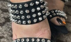 Juliette_rj wearing strap-on Jiggling her black dick ready to eat her slave ass -STRAP-ON - BBW BODY - BLACK DILDO - HIGH HEELS