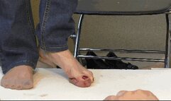 Demolition cock part 2 (stockins and barefoot)