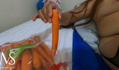 fuck my prolapse with carrot