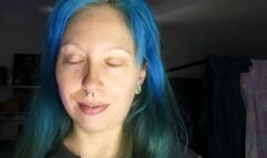 Sweet Donut Dessert Gets Demolished in Her Mouth