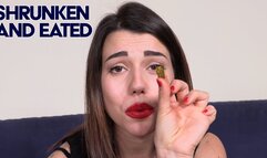 Shrunken and eated (Giantess) -FULL HD