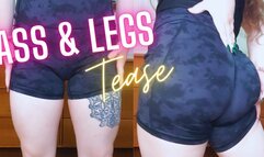 Ass & Legs Tease - Spandex Fetish, Muscular Legs, Femdom Goddess, Humiliation, Denial