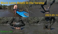 Black Latex Briefs in the Swamp, 2023-05-12