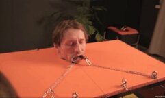 Amazing! n152 Party 1 The whole face of a slave in saliva and food We spit in his mouth, on his face, on his food and laugh