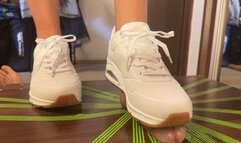 Mistress Monica new sneakers sketchers uno white shoejob