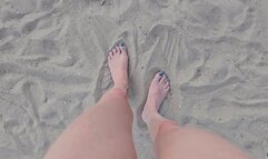 Playing With My Feet In The Sand