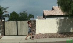 Neighborhood GILF Smokes, Masturbates And Fucks ( PART 1 )