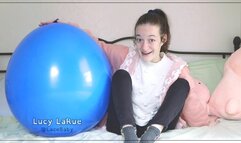 Struggling to Blow Up a Huge Balloon