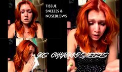 JAS TRIES SNEEZING POWDER FOR THE FIRST TIME! INTENSE SNEEZES AND NOSE BLOWS! wmv footage
