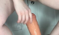MastersLBS 8 week Pregnant HUGE DILDO