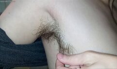 Two Month Old Armpit Hair on Display HD