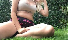 Sneezing in the garden