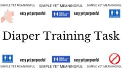 Diaper Training Task (audio only mp4)