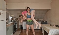 All the ways I can carry her - a strength demonstration