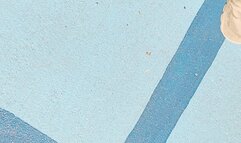 Up close veins while walking around mural