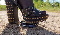 Tiny Toy Car Crush in Green Platform Heels WMV