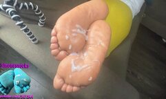 Mo' oily soles (intense sole fucking)huge load!!!
