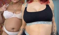 Playing with breastmilk and sucking boobies