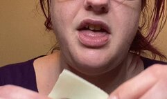 BBW Eats Cheese Like a Piggy
