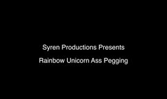 Rainbow Unicorn Ass Pegging