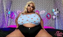 Ebony BBW Daisy Dukes Facesit Fantasy