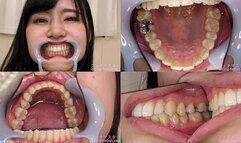 Maya - Watching Inside mouth of Japanese cute girl bite-252-1